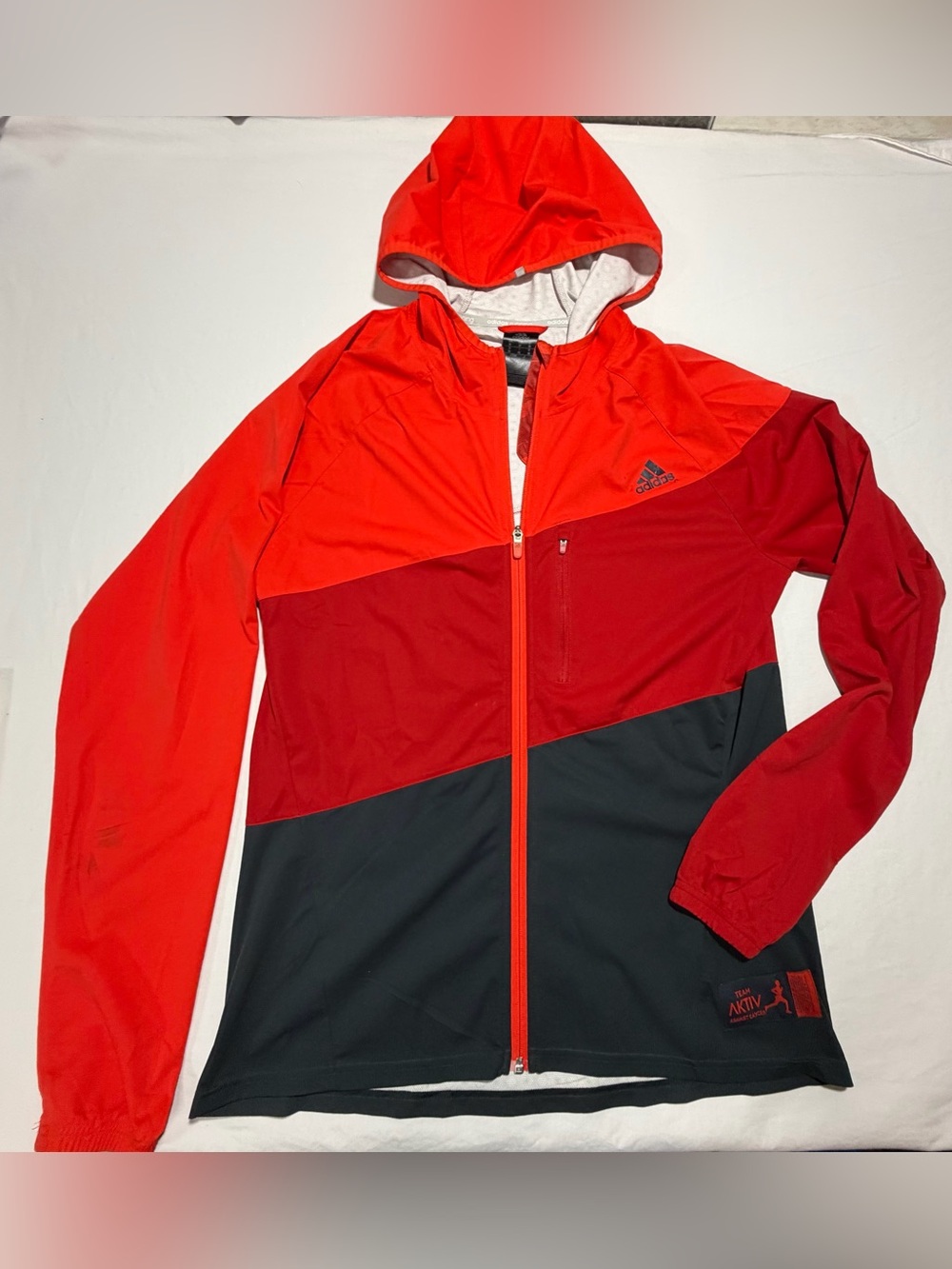 Adidas Team Aktiv hooded running jacket